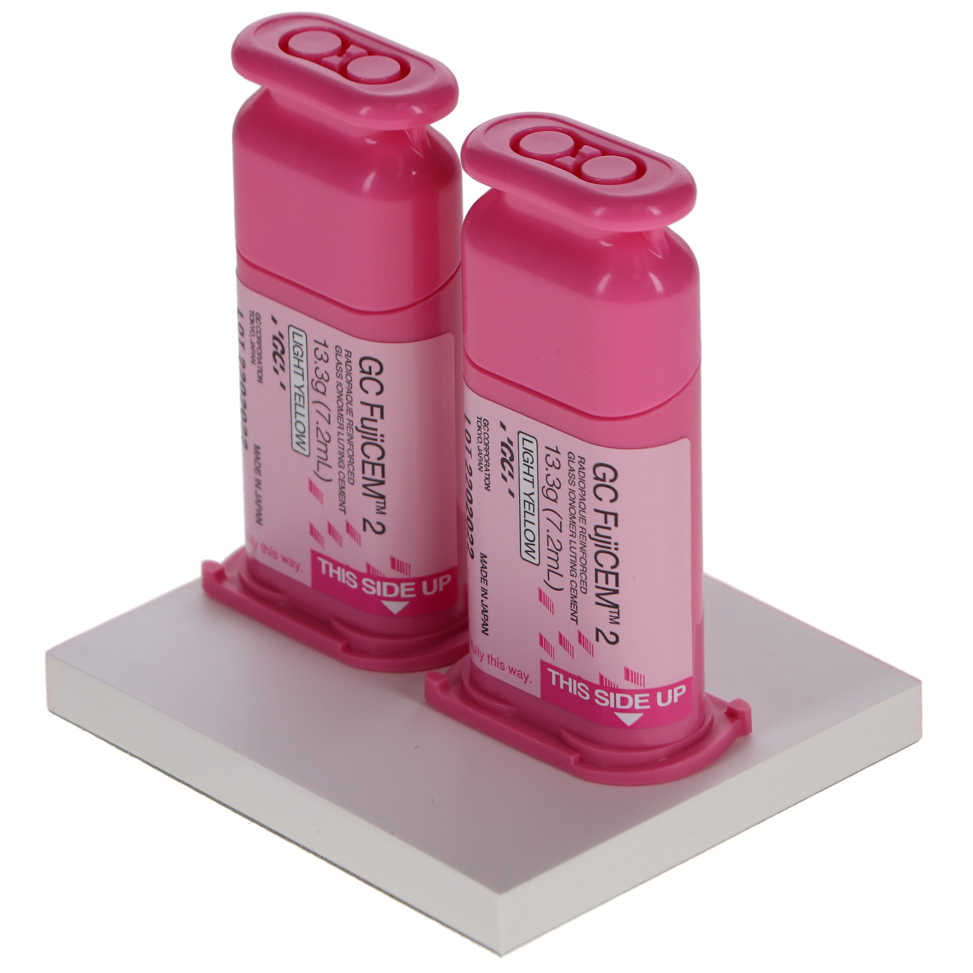 GC 004714 FujiCEM 2 Reinforced Glass Ionomer Luting Cement Automix 2/Pk 004599 GC 004714 FujiCEM 2 Reinforced Glass Ionomer Luting Cement Automix 2/Pk 004599